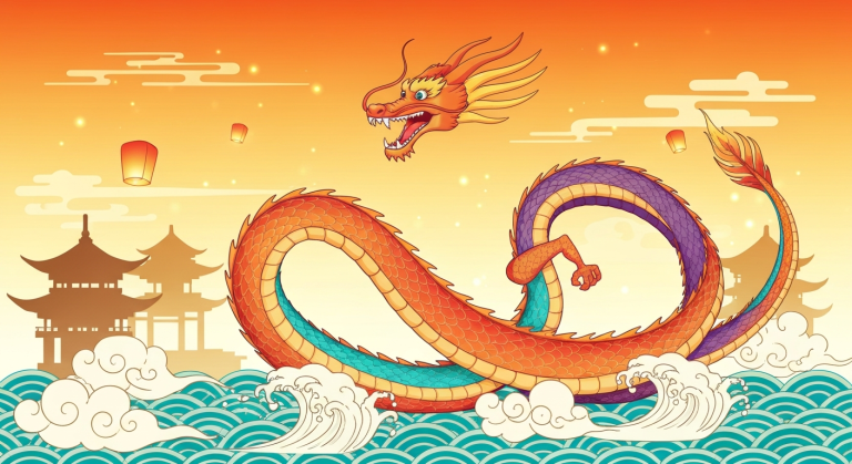 Dragon japonais signification : le ryū, esprit d'eau et symbole de sagesse