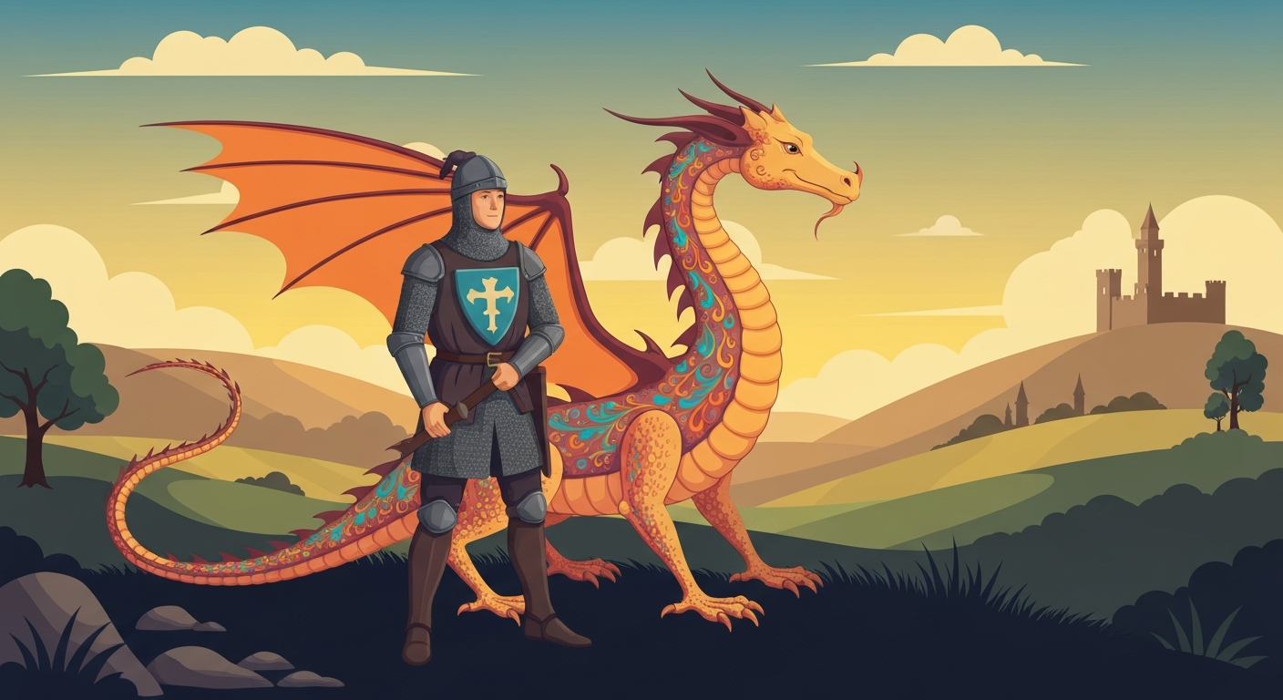 Saint Georges et le dragon : genèse, images et héritage d’une légende chrétienne