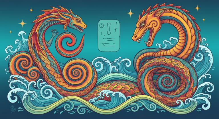 Léviathan dragon et Tiamat : portraits des monstres marins des textes premiers