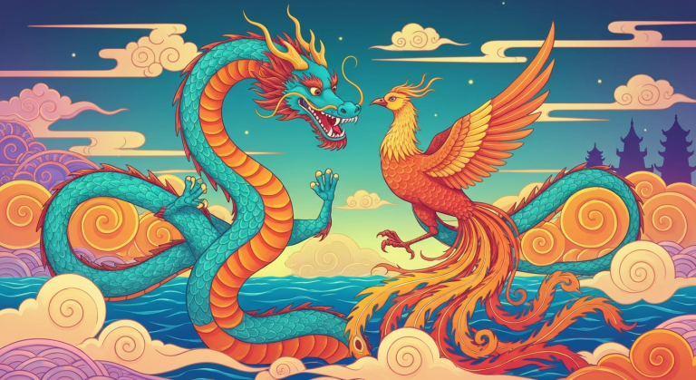 Dragon et phénix : sens et symboles du couple impérial dans la tradition chinoise (dragon phénix signification)