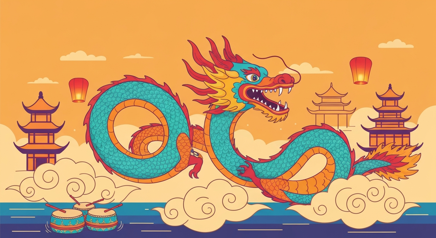 La danse du dragon : origines, sens et déroulement du spectacle du Nouvel An chinois