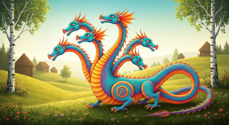 Zmeï, le dragon slave à plusieurs têtes : origines, formes et sens