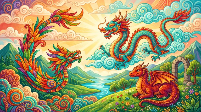 Dragons du monde : panorama des créatures mythiques et de leurs significations
