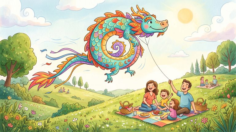 Cerf-volant dragon : une tradition chinoise à fabriquer et partager en famille
