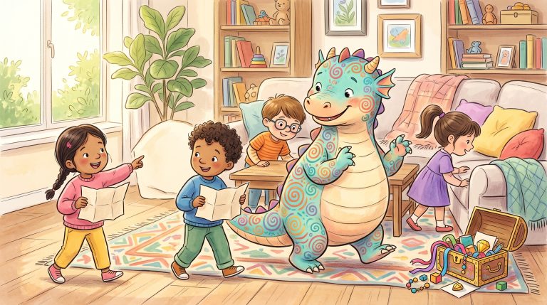 Chasse au trésor du dragon : un jeu prêt à organiser pour les enfants