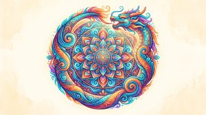 Le dragon mandala, la rencontre du cercle et de la créature légendaire